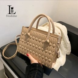 Picture of Senior sense diamond check crossbody bag female 2023 texture shoulder handbag fashion Tote bag