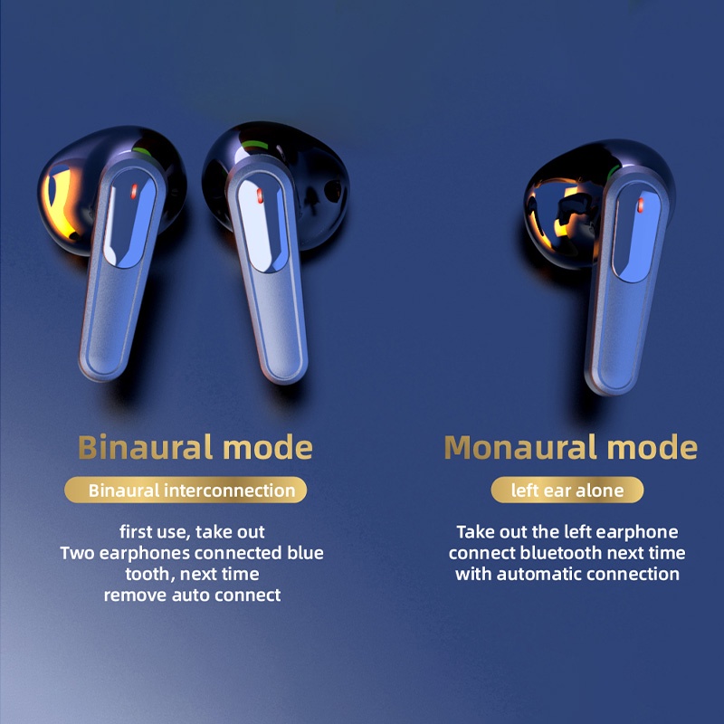 Pro 60 TWS Bluetooth Earbuds Wireless V5.1 Bluetooth Earphone 9d Stereo Headset Build-in MIC earphones bluetooth originalearpods的图片