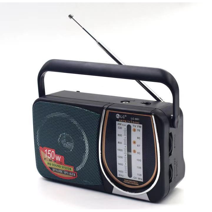 Electric Radio Speaker FM/AM/SW 4band radio AC power and Battery Power 150W Extrabass Sounds的图片