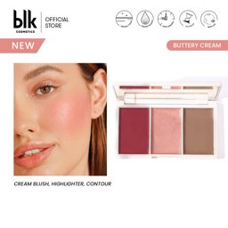 Picture of blk cosmetics daydream cream blush, highlighter and contour/bronzer multipalette