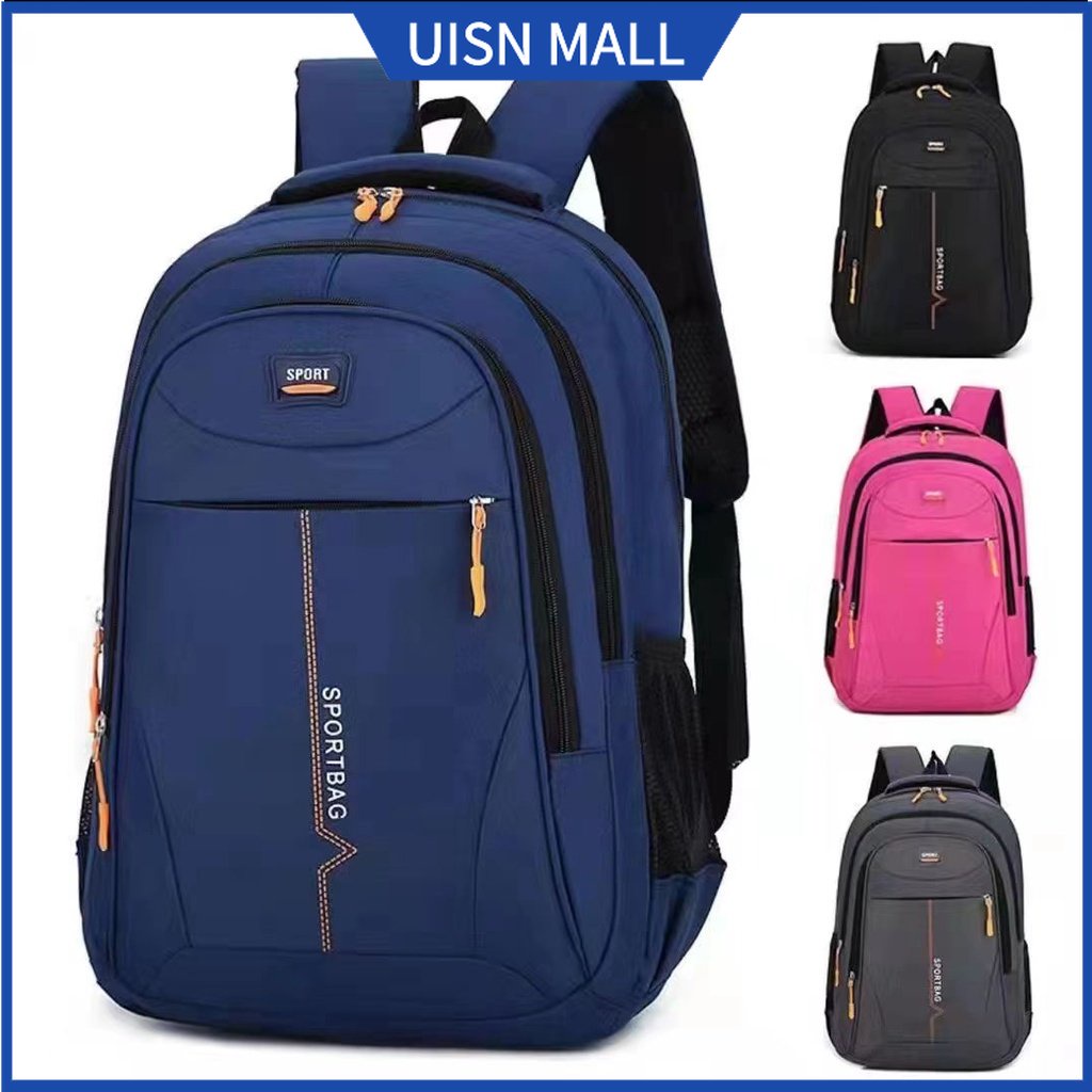 UISN #912 Large Backpack Men Laptop Backpacks Oxford Black High School Bags Student Backpack的图片