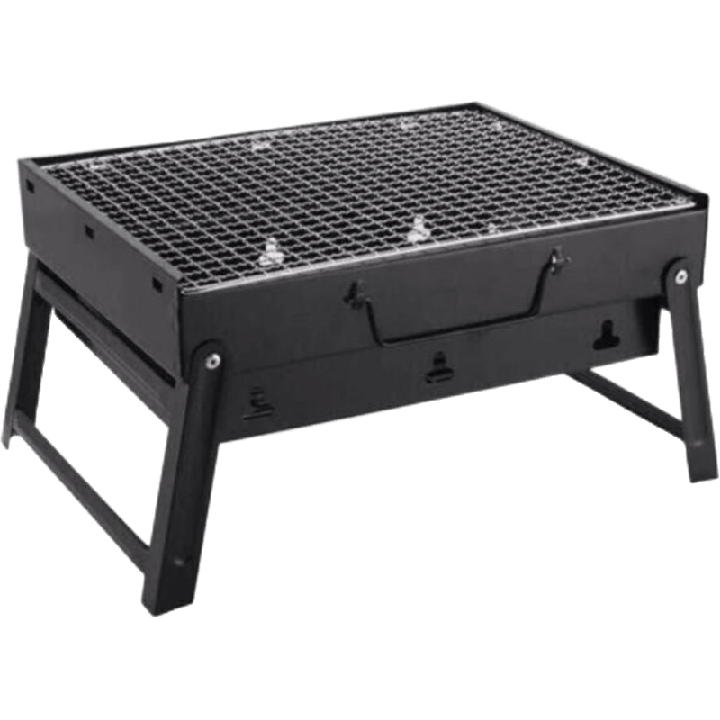Home Zania Portable Barbecue Grill Pits Black BBQ 1Pc 40 By 30 Cm的图片