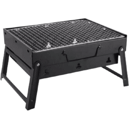 Picture of Home Zania Portable Barbecue Grill Pits Black BBQ 1Pc 40 By 30 Cm