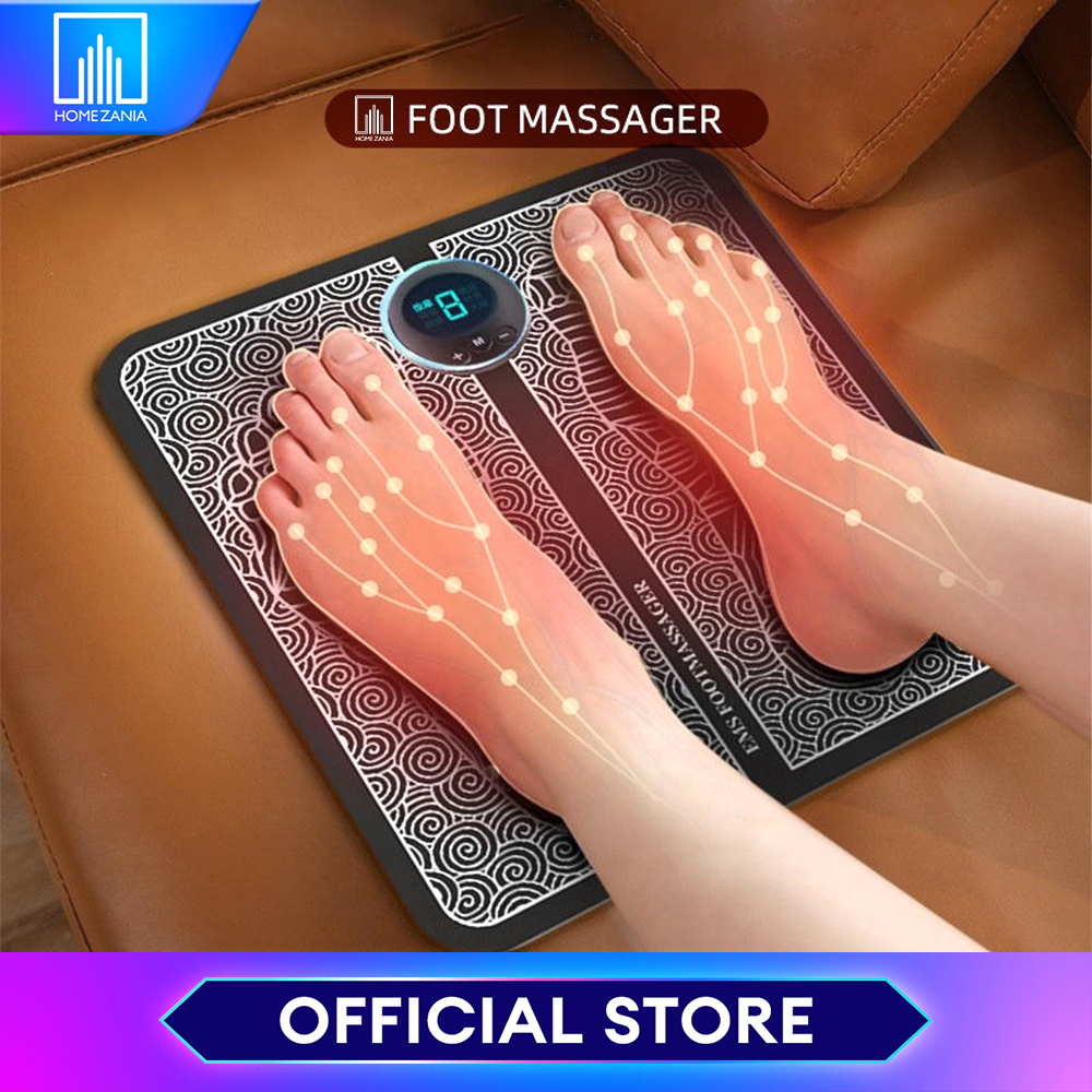 Home Zania Muscle Stimulation Foot Massager Pad EMS Health Relax Physiotherapy Massage的图片