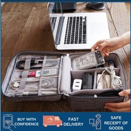 Picture of Organizer Travel Electronics Accesories Organizer Bag Portable USB Storage Travel Organizer