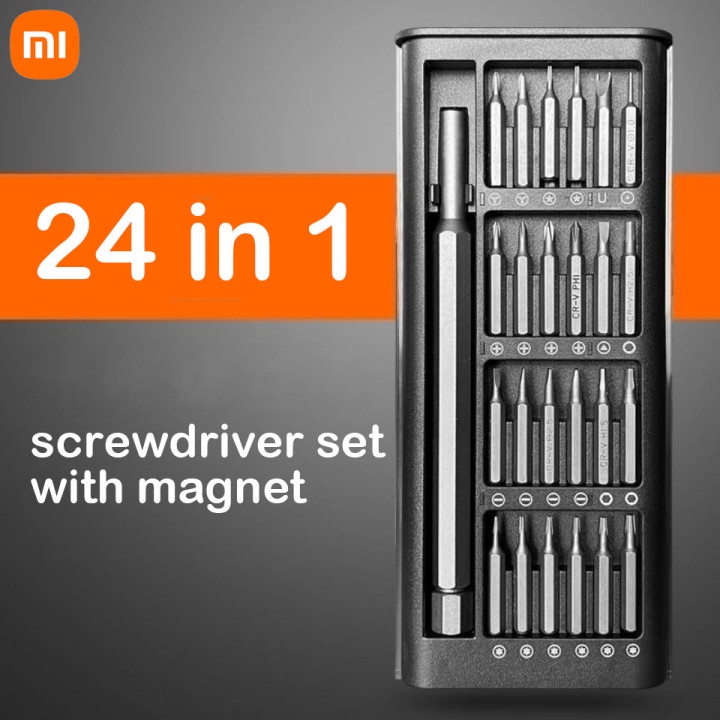 Xiaomi screw driver 24 in 1screw driver set Mobile phone repair tool for iphone screwdriver set的图片