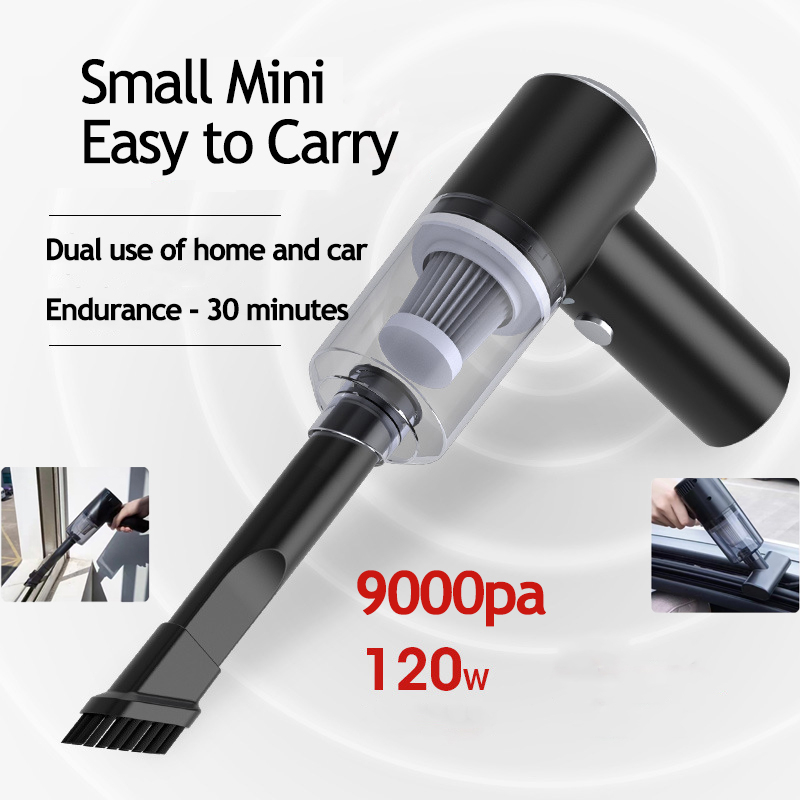 Car Home Portable Vacuum Cleaner Mini Mute Wireless Handheld Cleaning Accessories的图片